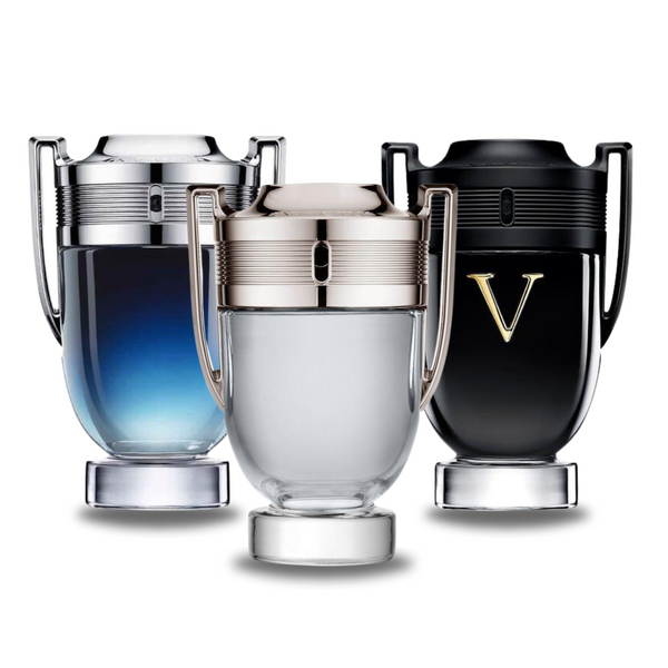 Combo 3 Perfumes - Invictus Legend Paco Rabanne, Invictus Paco Rabanne e Invictus Victory Elixir Paco Rabanne